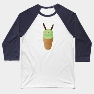 Rabbit Pistachio IceCreamAl Baseball T-Shirt